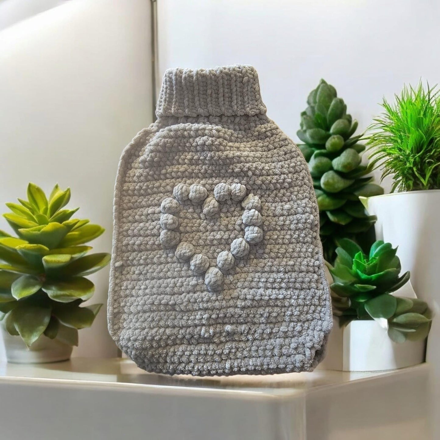 Wärmflaschenbezug gehäkelt – Handgemachte Hülle für Wärmflasche – Geschenk für Frostbeulen & Wellnessfans – Winter Must-Have