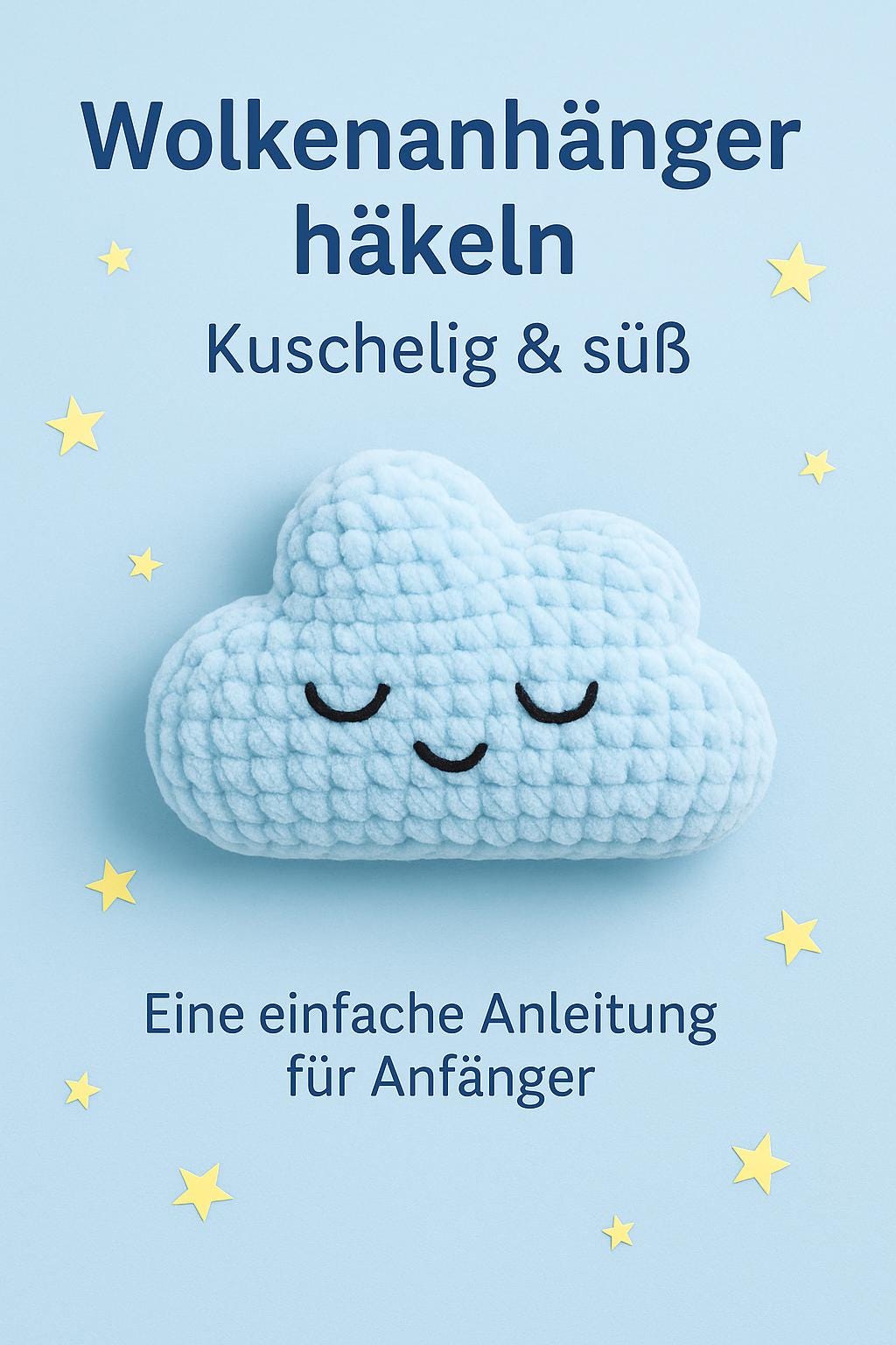 Häkelanleitung Wolkenanhänger